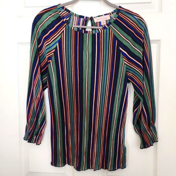 Philosophy Tops - Philosophy new colorful multi-stripe top S